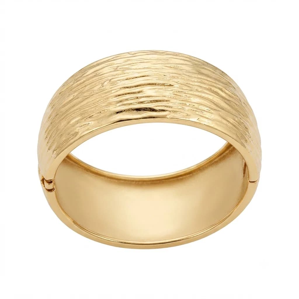 Brazalete Textura Corteza - B.F. ADAMS Bisutería Fina