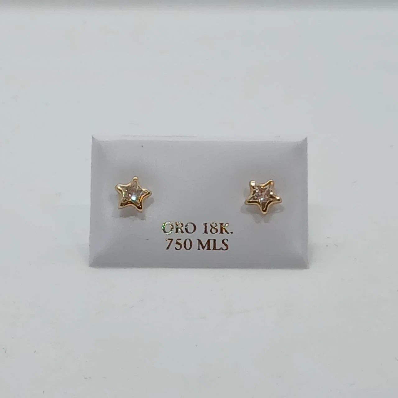 Zarcillos Estrella Luminosa 18K - B.F. ADAMS Bisutería Fina