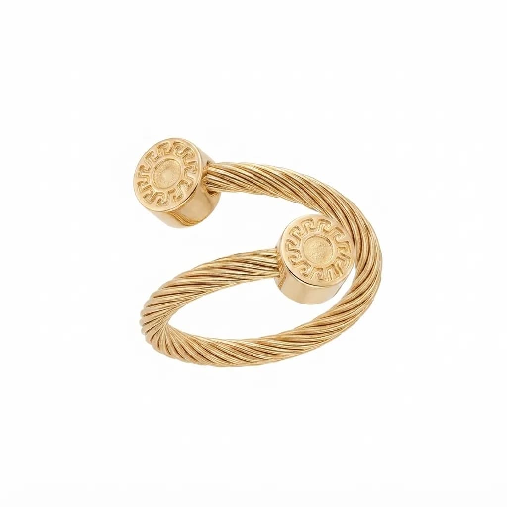 Anillo Trenzado Solar - B.F. ADAMS Bisutería Fina