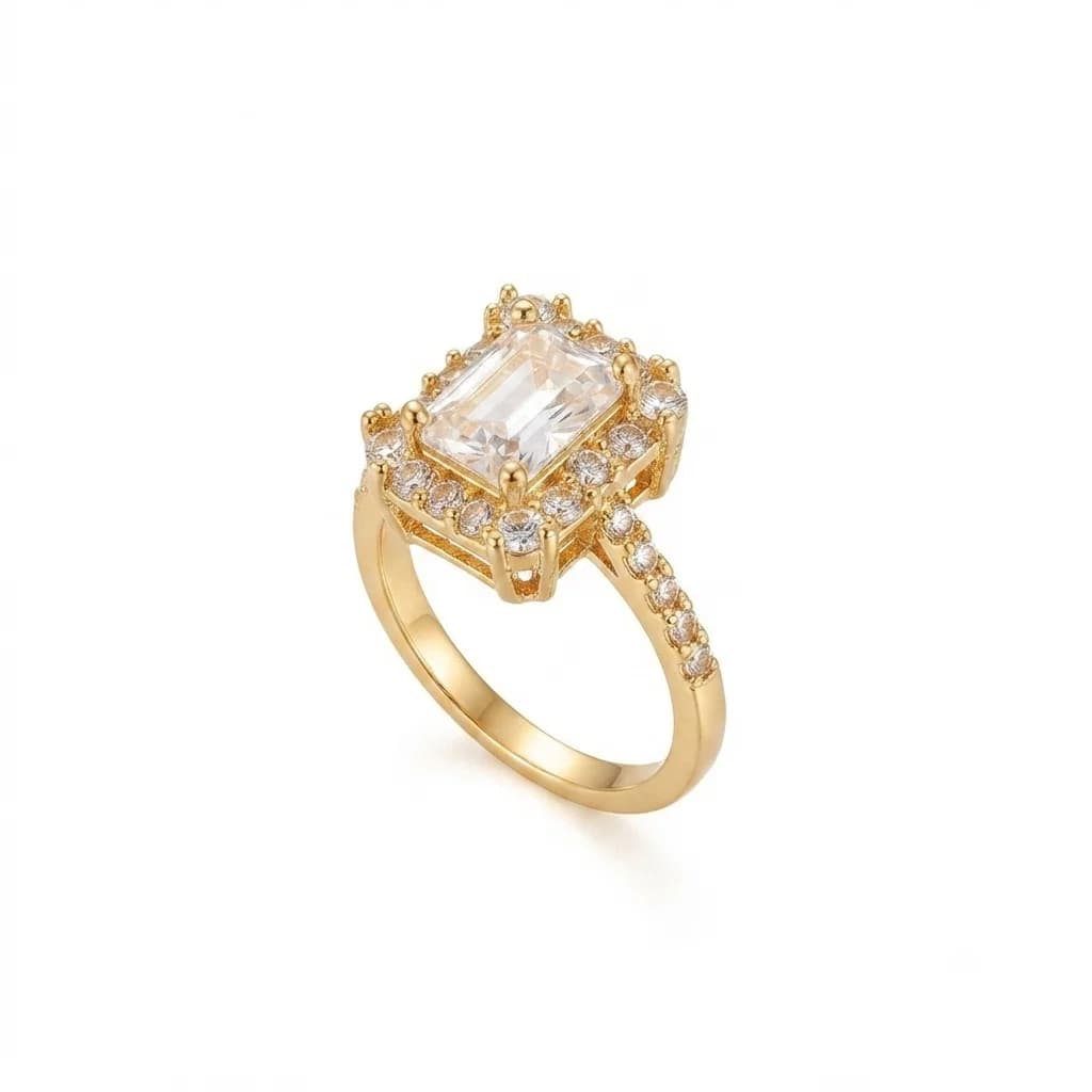 Anillo Corona Baguette - B.F. ADAMS Bisutería Fina