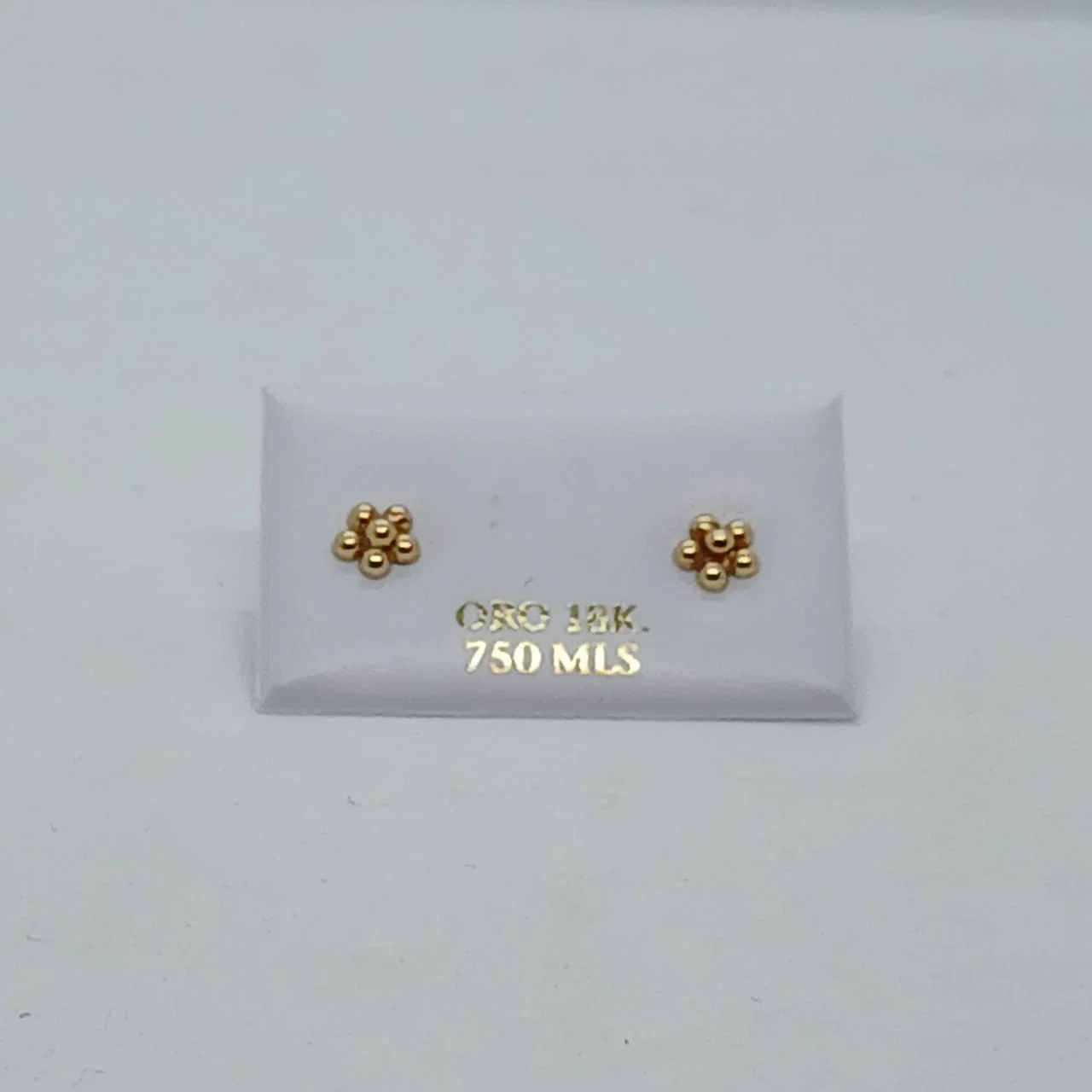 Zarcillos Flor Racimo de Esferas 18K - B.F. ADAMS Bisutería Fina