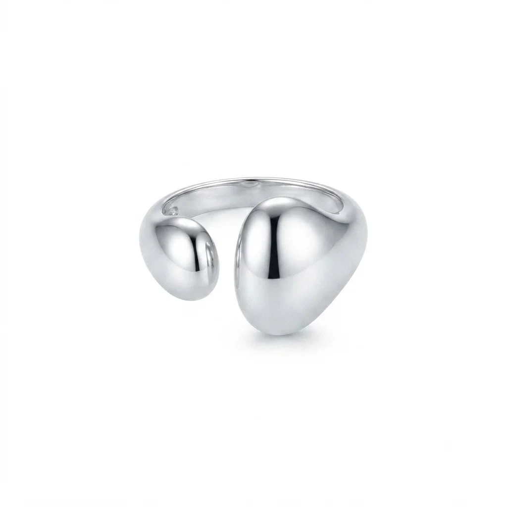 Anillo Gota Escultórica - B.F. ADAMS Bisutería Fina